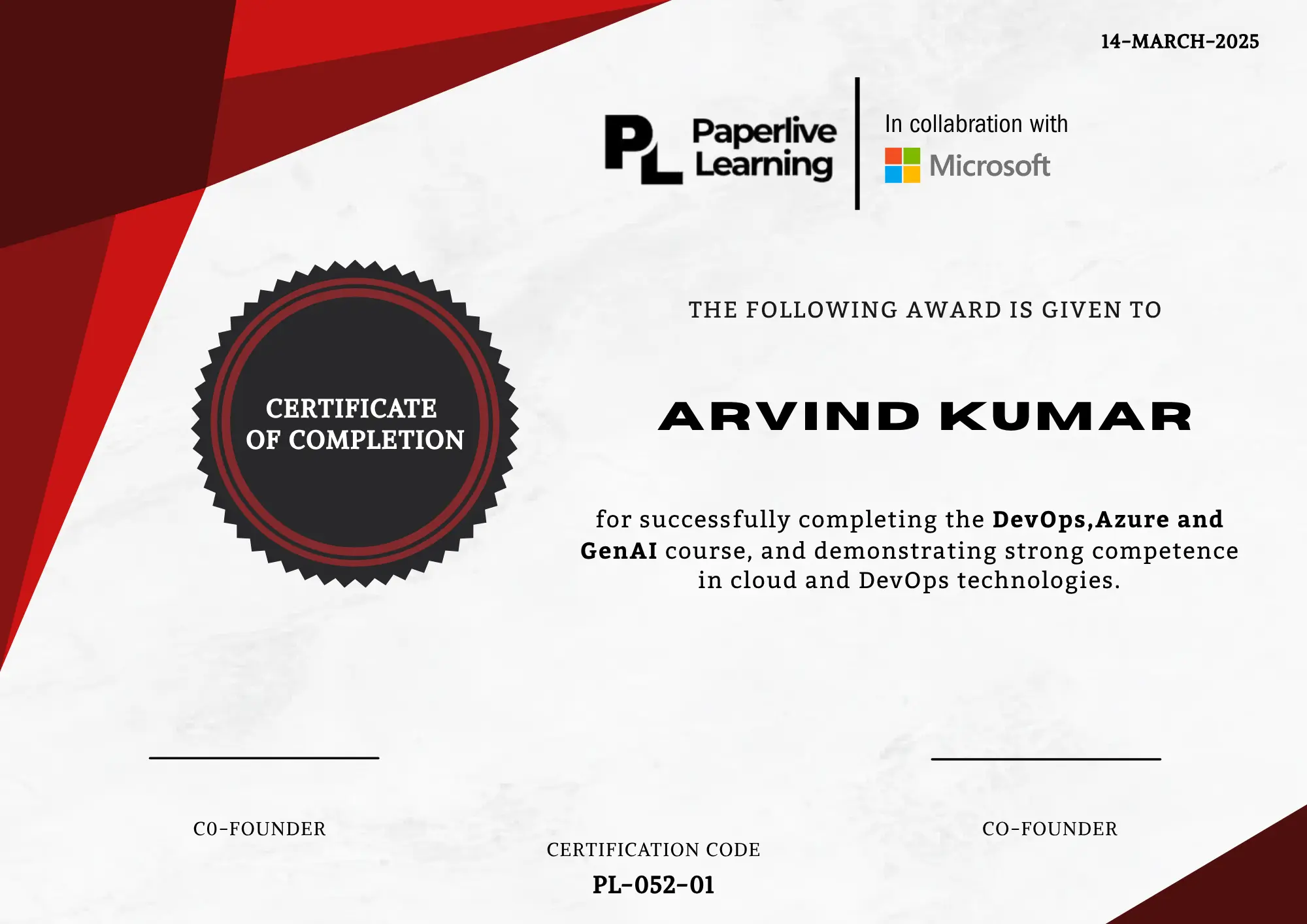 DevOps Certificate
